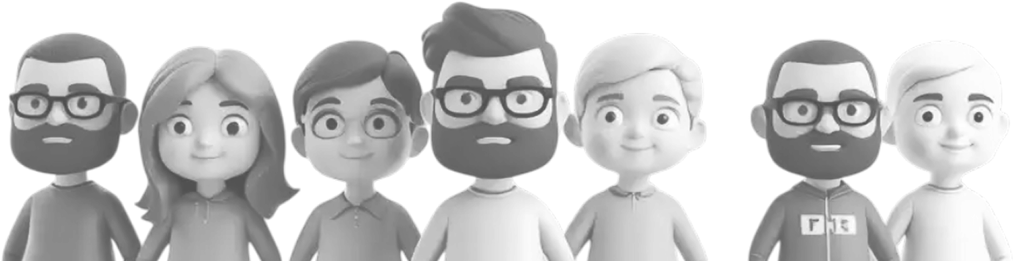 Diverse 3D Avatar Gallery showing customizable character heads